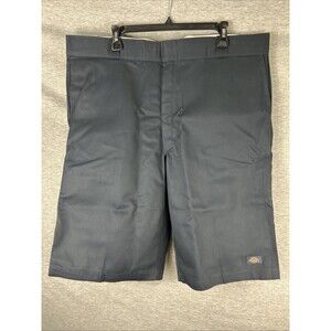 NWT Mens 42 Dickies Shorts Relaxed Fit 13" Inseam Navy Blue, Cell Pocket 32X13
